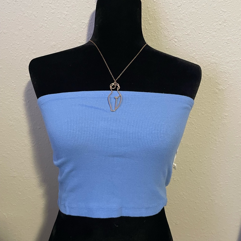 Blue Tube Top